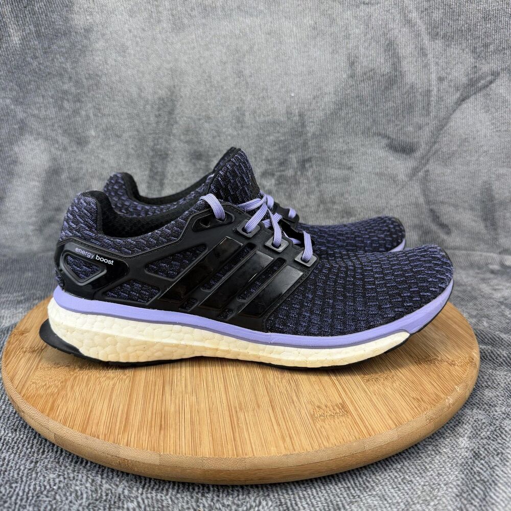 Adidas Energy Boost Shoes Womens Size 8.5 Black Mesh Running Sneakers M18819